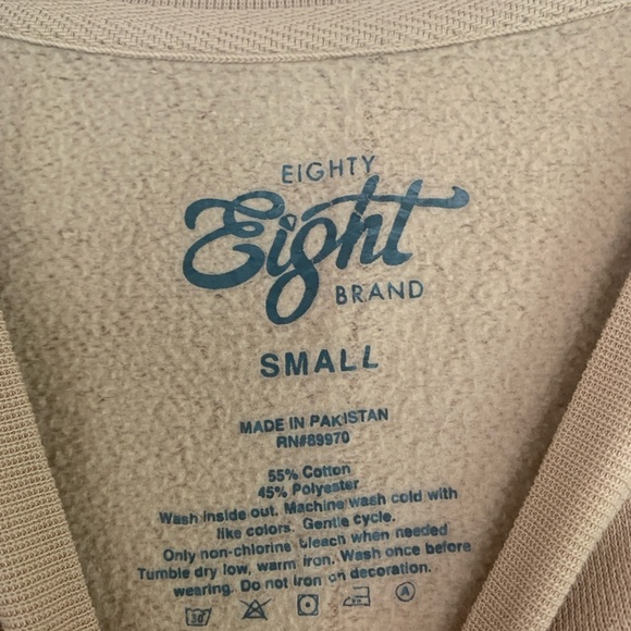 Eighty Eight Beige Sweatshirt - Picture 2 of 4